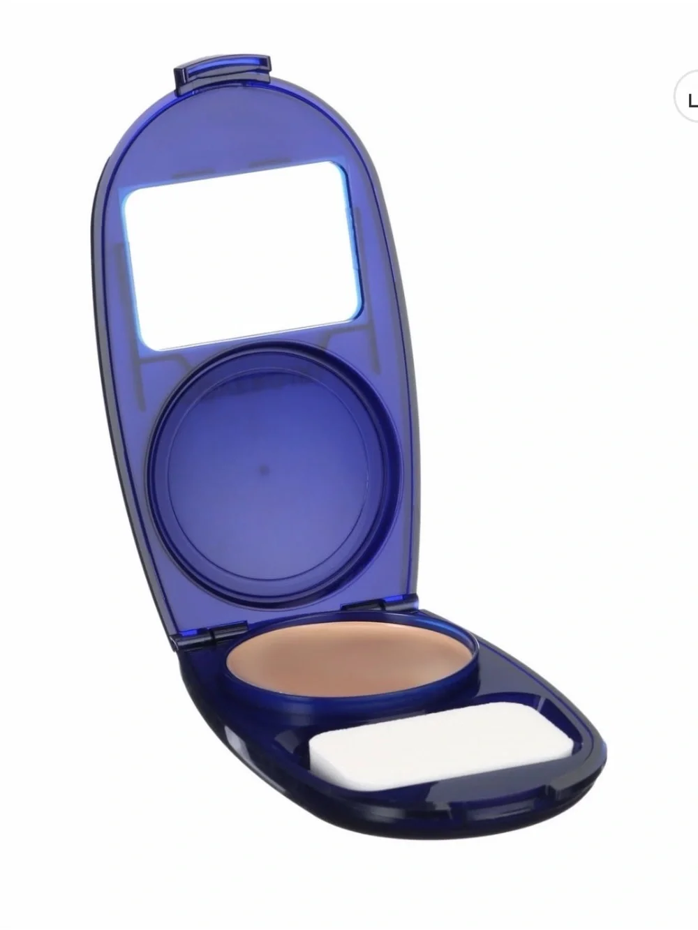 NWT COVERGIRL Aqua Smoothers Compact - Navy Blue- Color 720 Creamy Natural